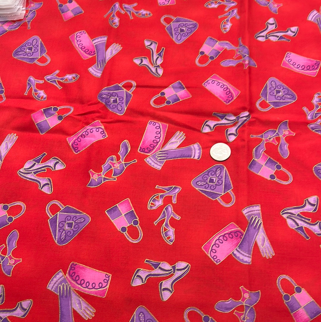 Sassy Red Hatter fabric from Marcus Brothers Fabrics