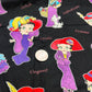 Betty Boop Red Hat and evening gowns fabric