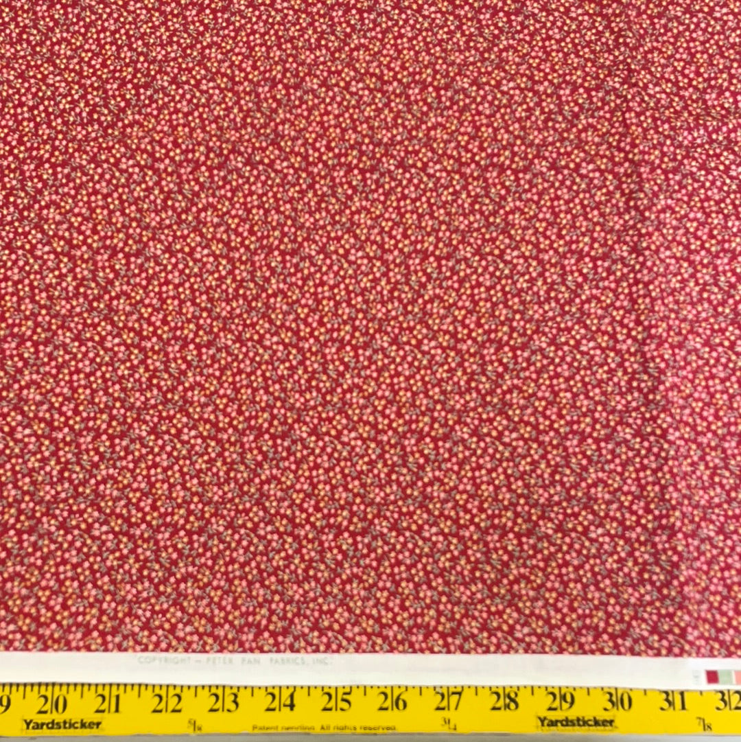 Red Mini Floral Allover Print