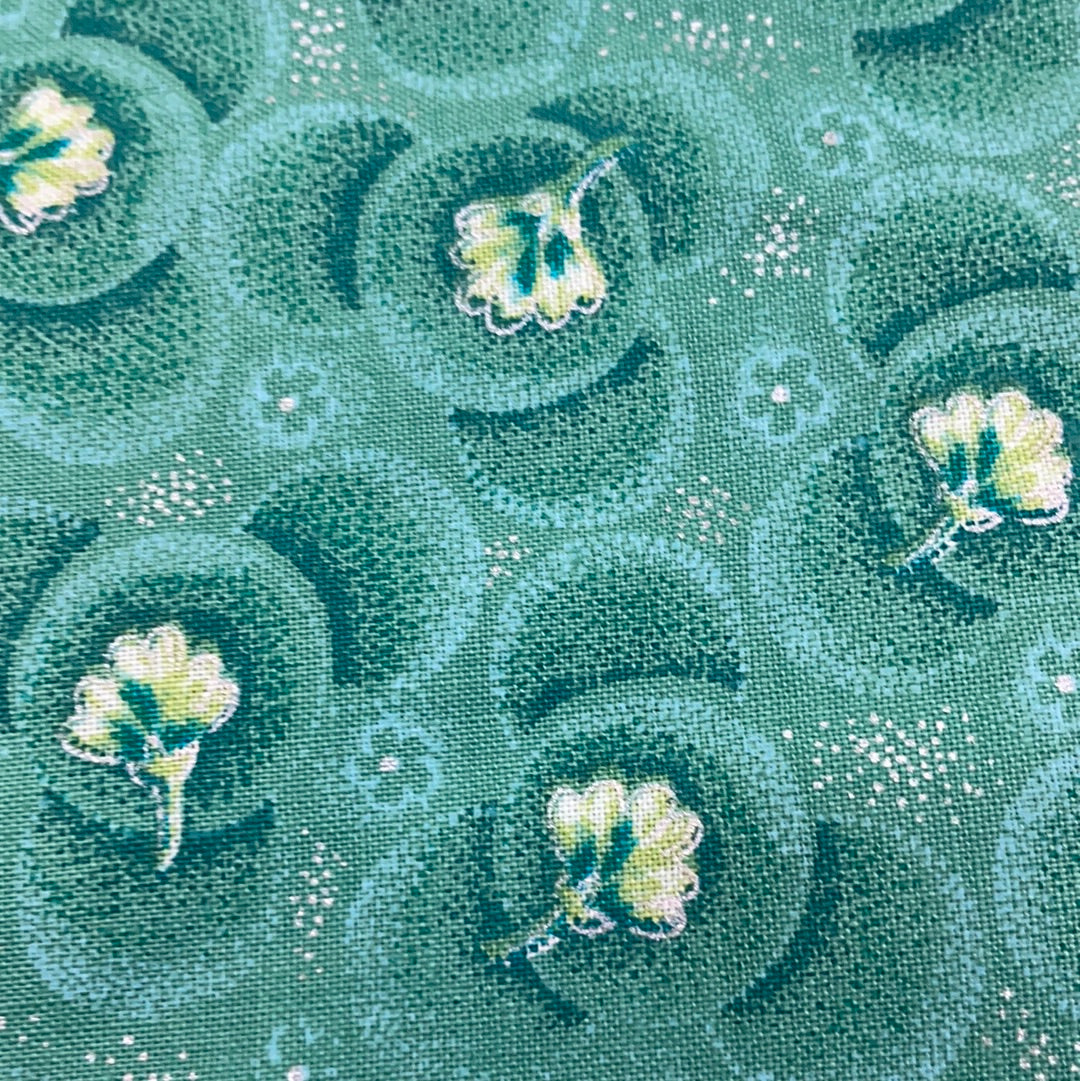 Peter Pan Fabrics- Green Floral