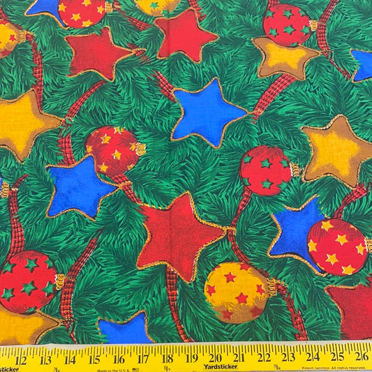 Stars & Ornaments fabric