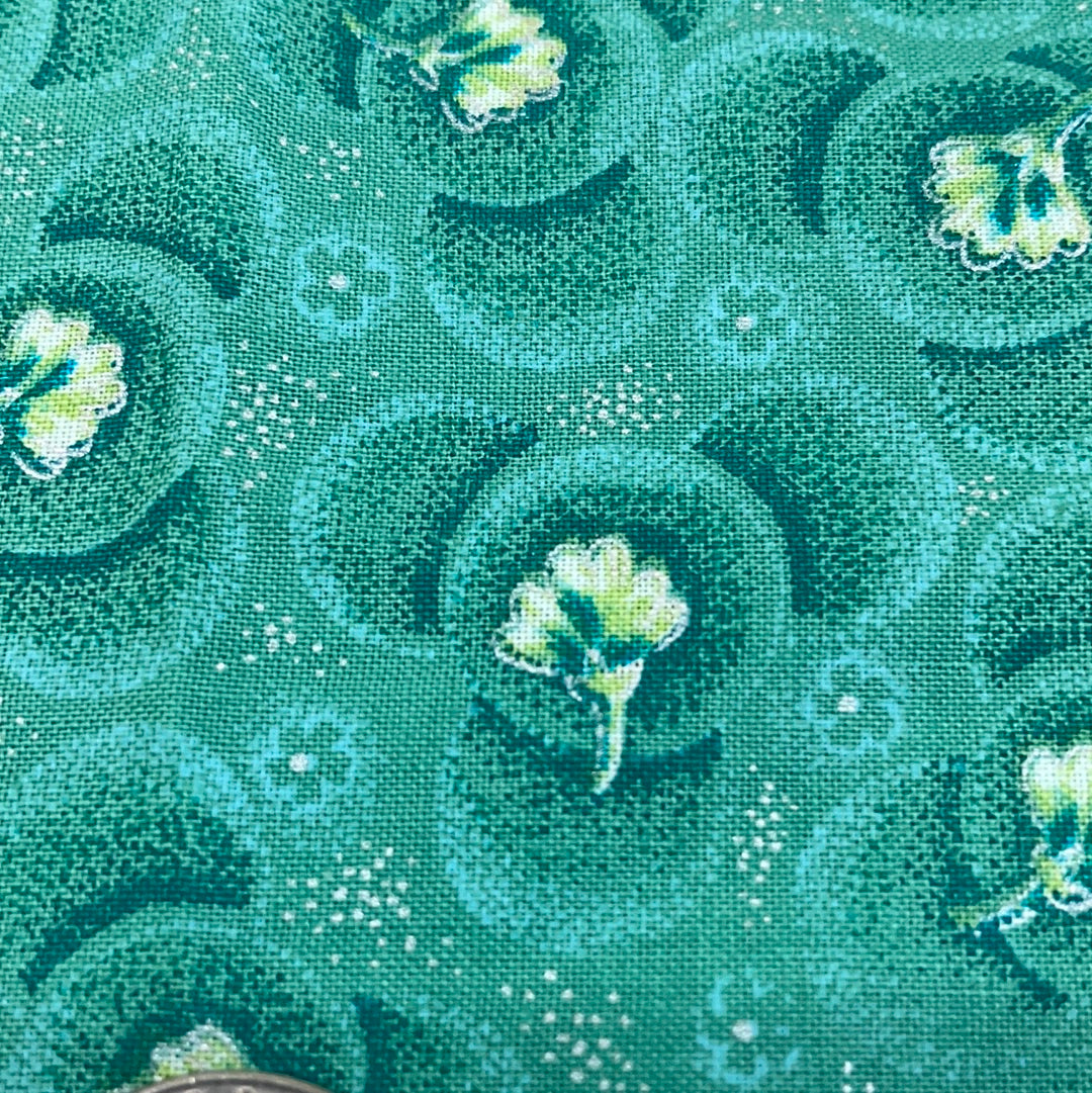 Peter Pan Fabrics- Green Floral