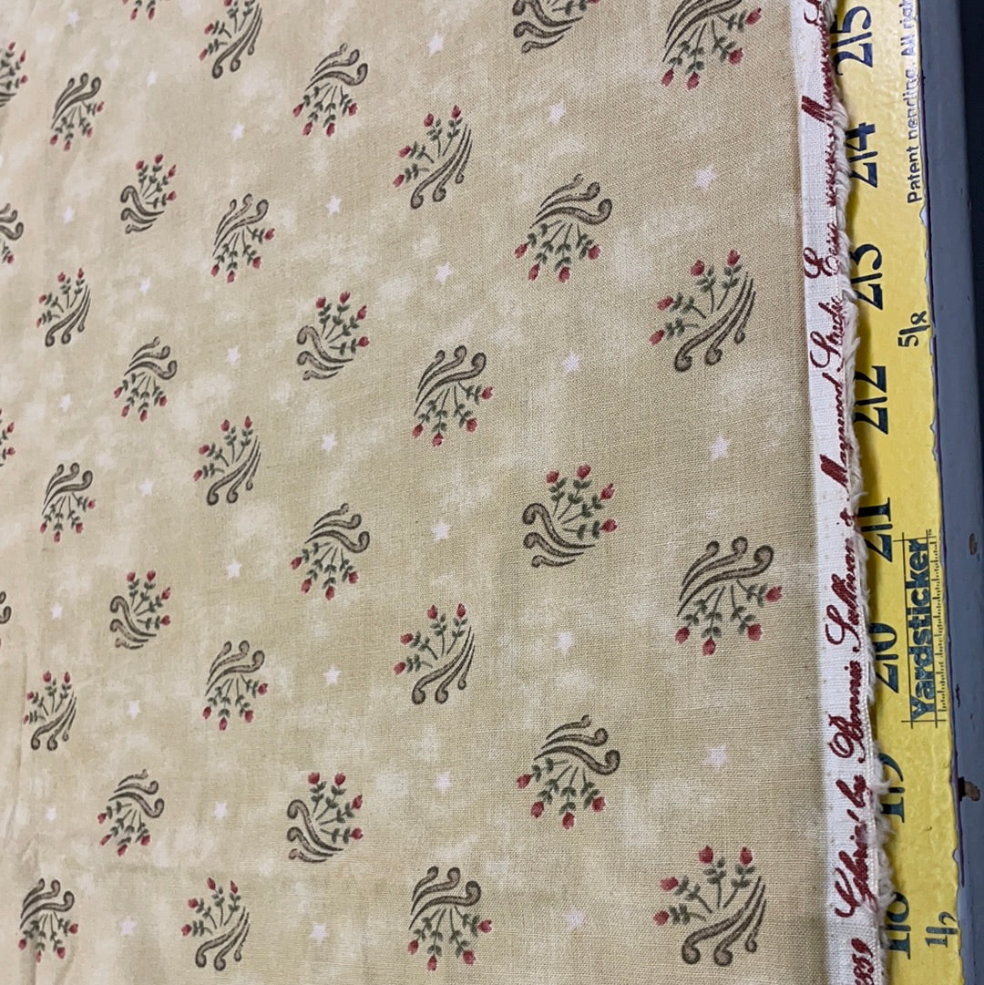 Maywood Studio Fabric Bonnie Sullivan Gloria Collection- Gold